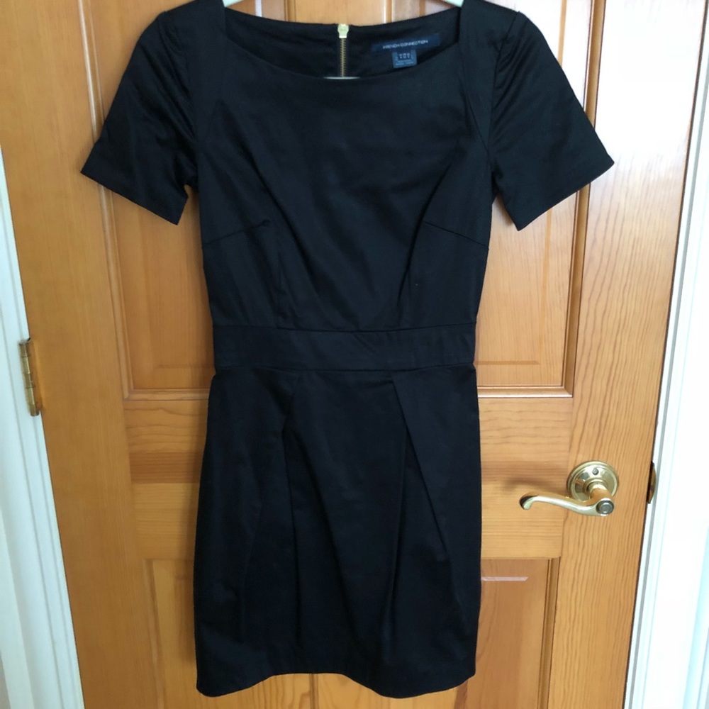 French Connection Short Sleeve Dress Black